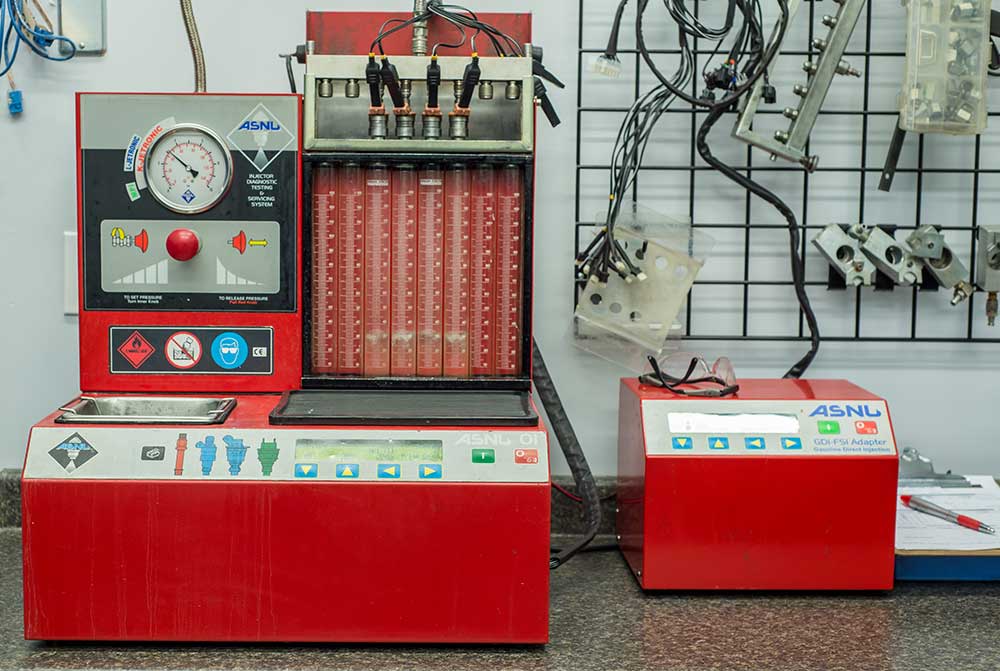 Gasoline Injector Testing and Cleaning